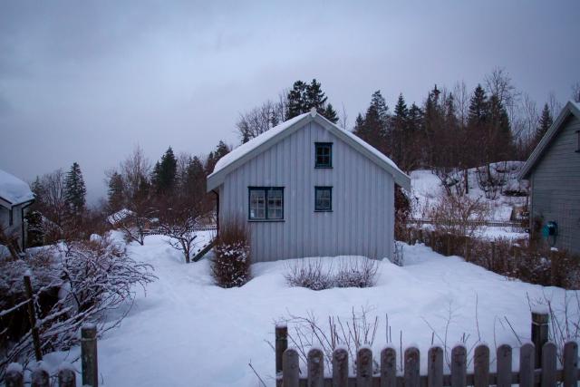 Klemetsaunet by winter