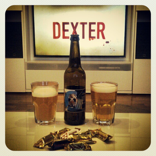 Nøgne Ø Tiger Tripel med Dexter og Toblerone